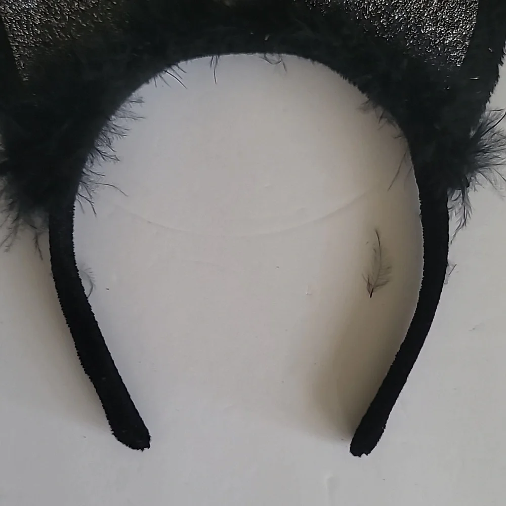 Madigras Masquerade Mask Cat Ear Headband Party Costume Halloween